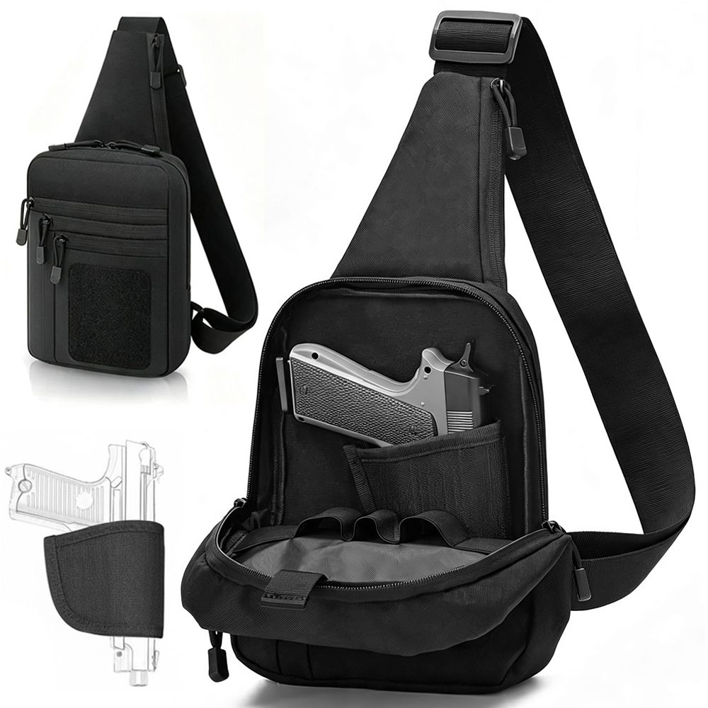 Edc Concealed Carry Holster - Verdeckte Waffentasche für die Brust, Pistolen-Aufbewahrungstasche,