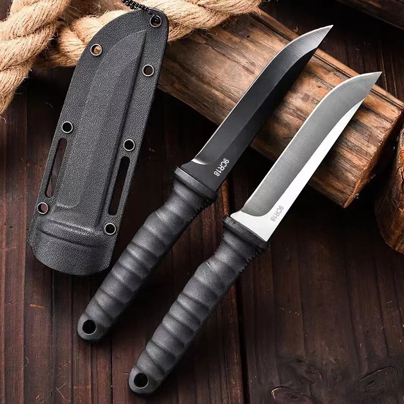 Edc Pocket Carry Fixed Blade - Outdoor-Taschenmesser, Campingmesser, Grillmesser, kleines gerades Messer