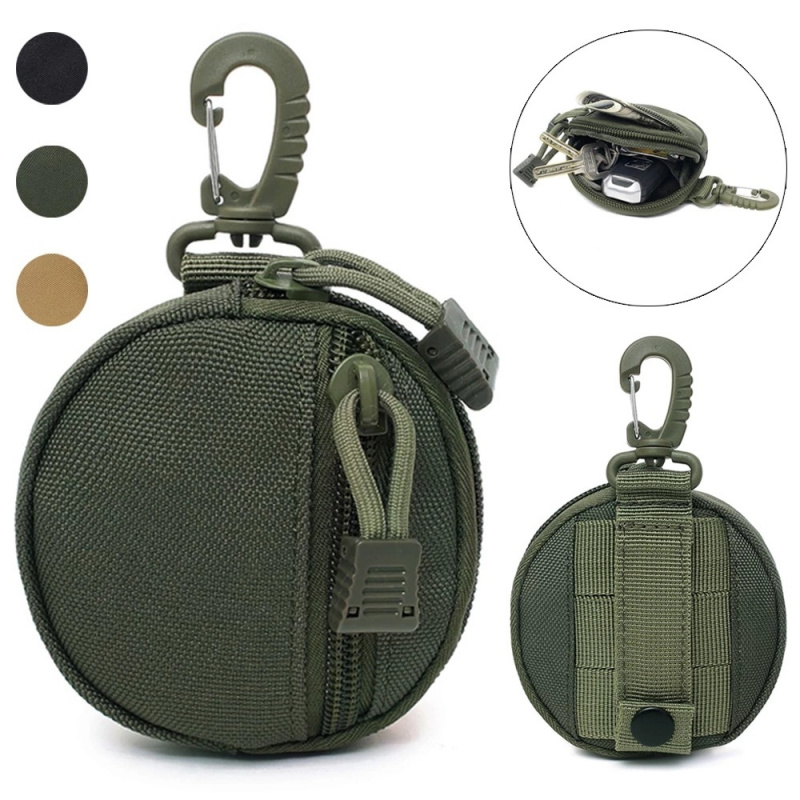 Edc Carry Items - Multifunktionale Outdoor-Hüfttasche Taktische Nylon-Mini-Schlüsseltasche mit Schnalle,