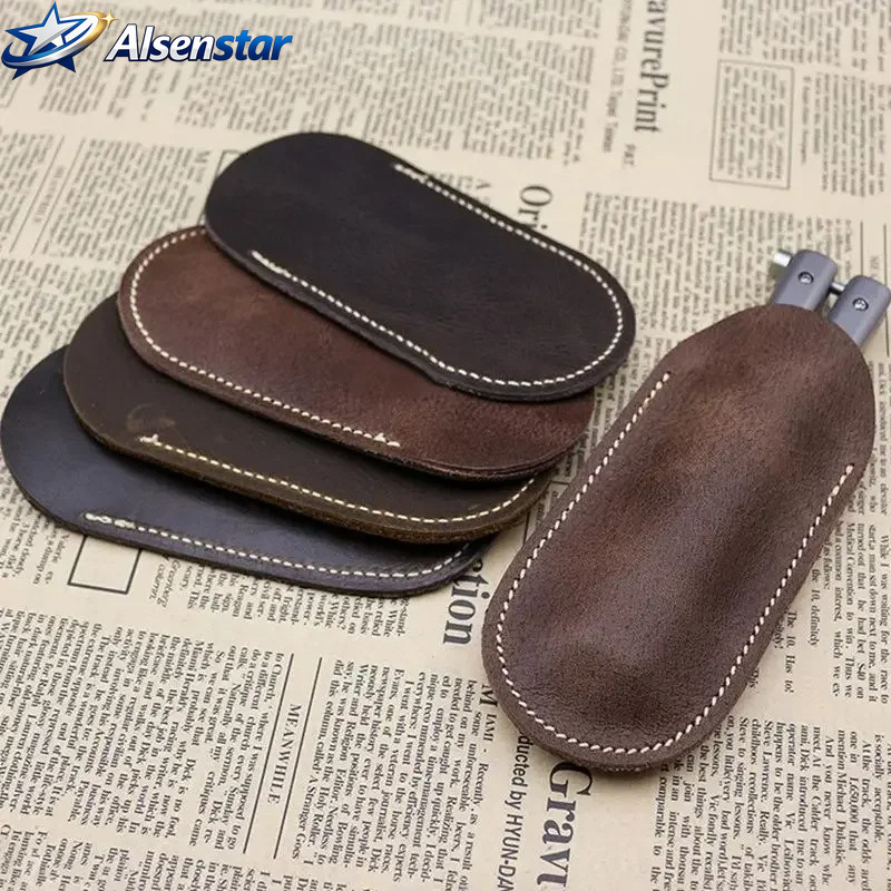 Edc Pocket Carry Fixed Blade - Leder-Messerhülle für kleine Messer, Leder-Messeretui, Tasche