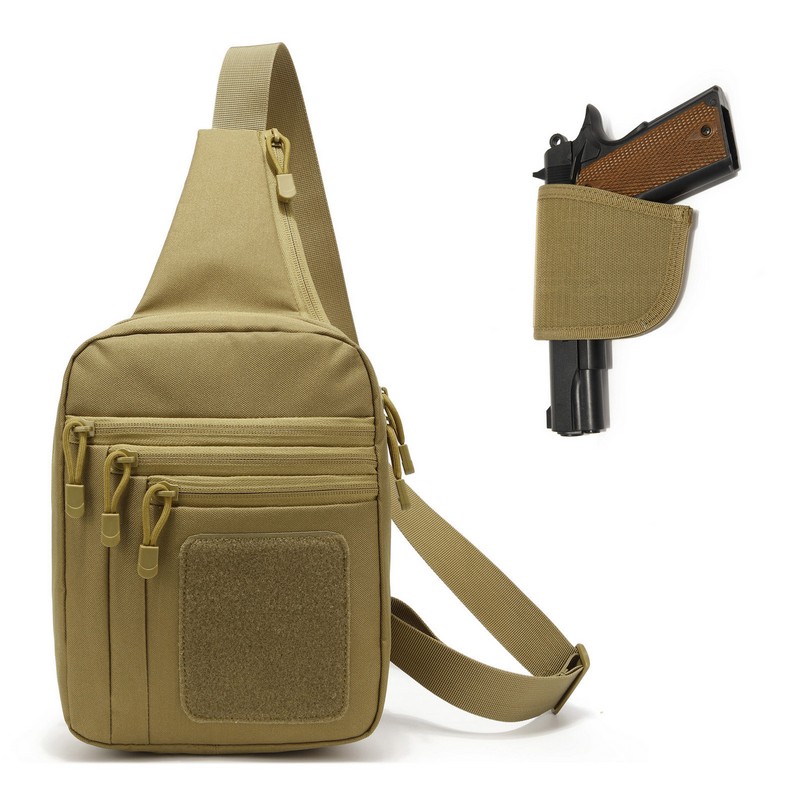 Edc Carry Backpack - Neue taktische Brusttasche Pistole Holster verdeckte