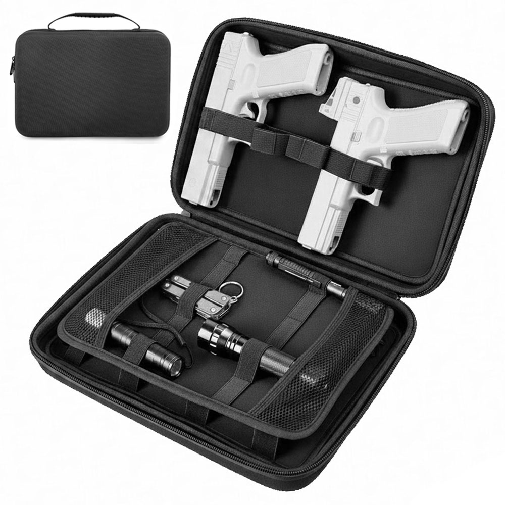 Edc Concealed Carry Holster - Taktische Pistolen-Tasche Doppel-Pistolenaufbewahrungstasche Verdeckte Tragetasche für