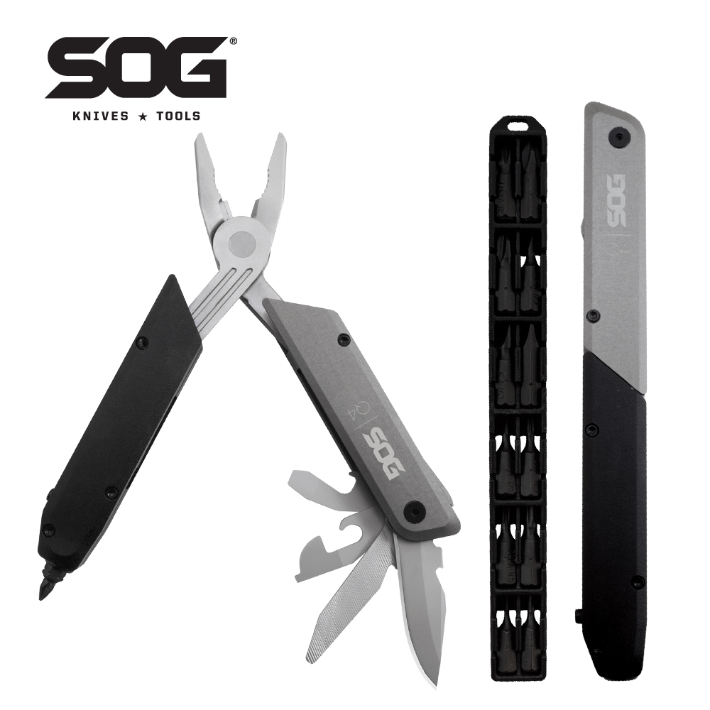 Edc Carry Pliers - SOG BATON Q4 22-in-1 EDC-Multitool-Set mit