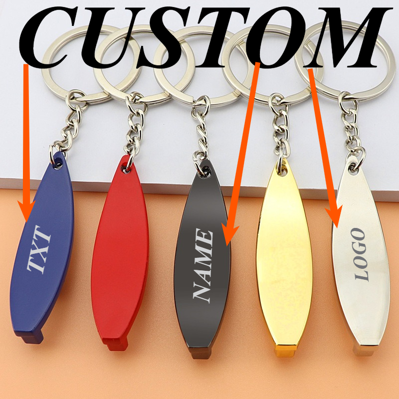 Bottle Opener Keyring - 1pc Benutzerdefinierte Schlüsselbund Personalisierte Metall Surfbrett
