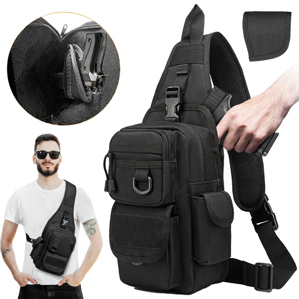 Edc Concealed Carry Holster - Taktische Pistolen-Tasche Verdeckte Waffentragetasche Crossbody Sling