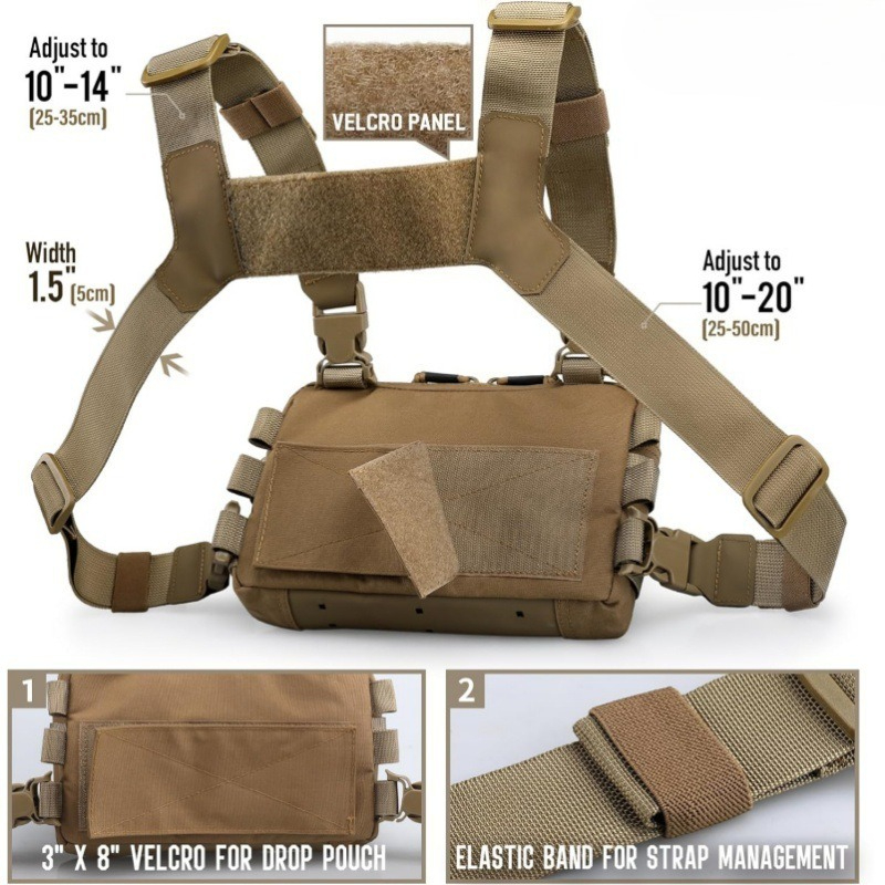 Strap Angeln Weste Taktische B – Edc Carry Backpack Bewertung und Preis