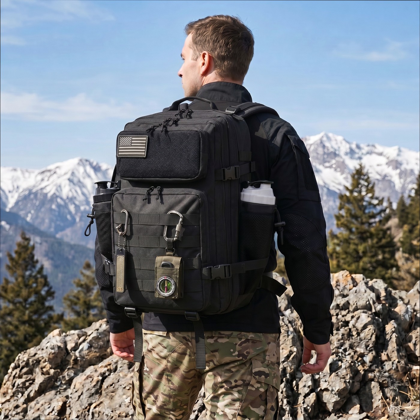 45L Großer Taktischer Angelruc – Edc Carry Backpack Bewertung und Preis