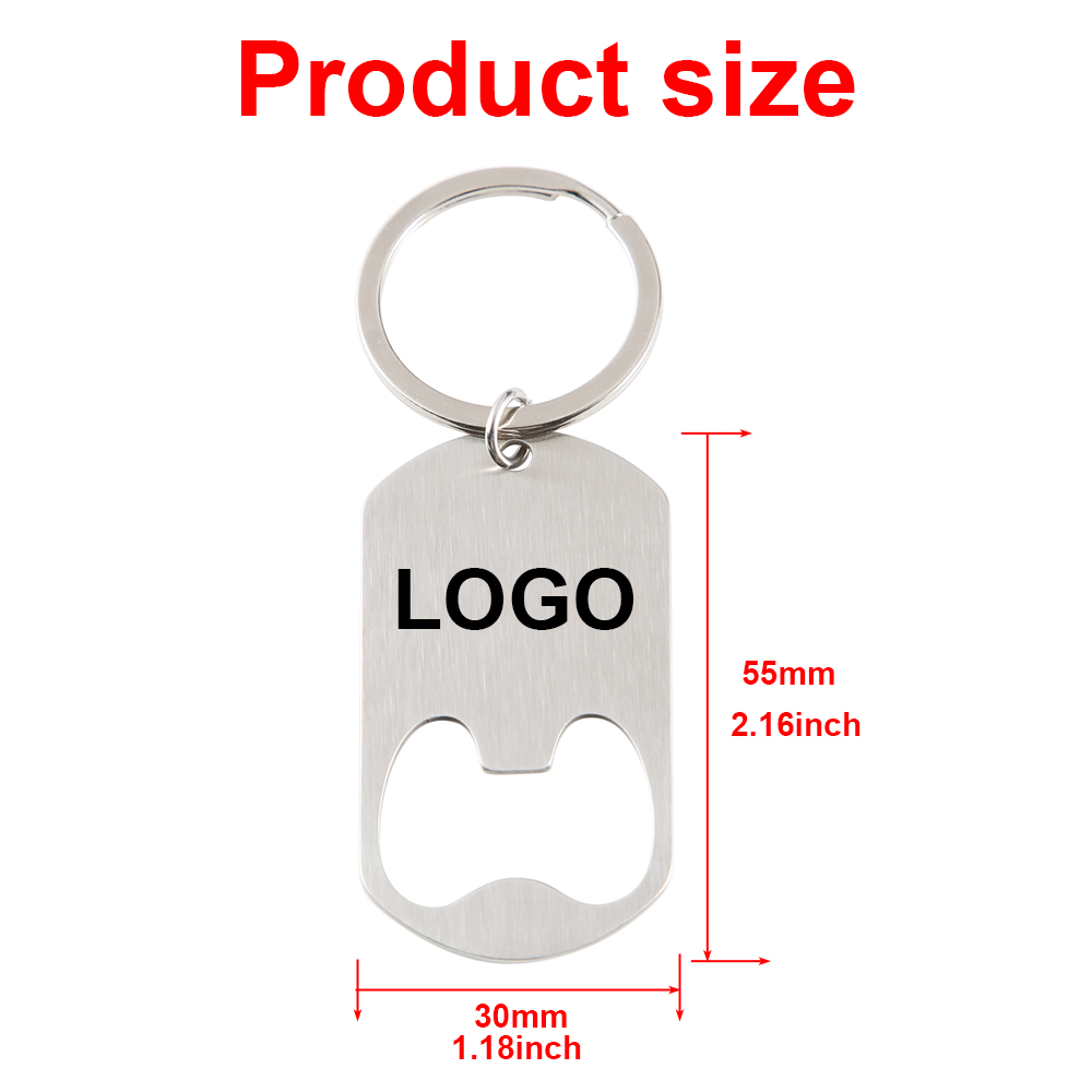 Benutzerdefiniertes Firmenlogo – Bottle Opener Keyring Bewertung und Preis