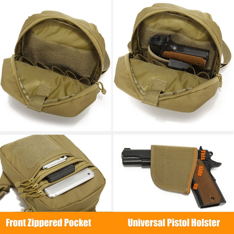 Neue taktische Brusttasche Pis – Edc Carry Backpack Bewertung und Preis