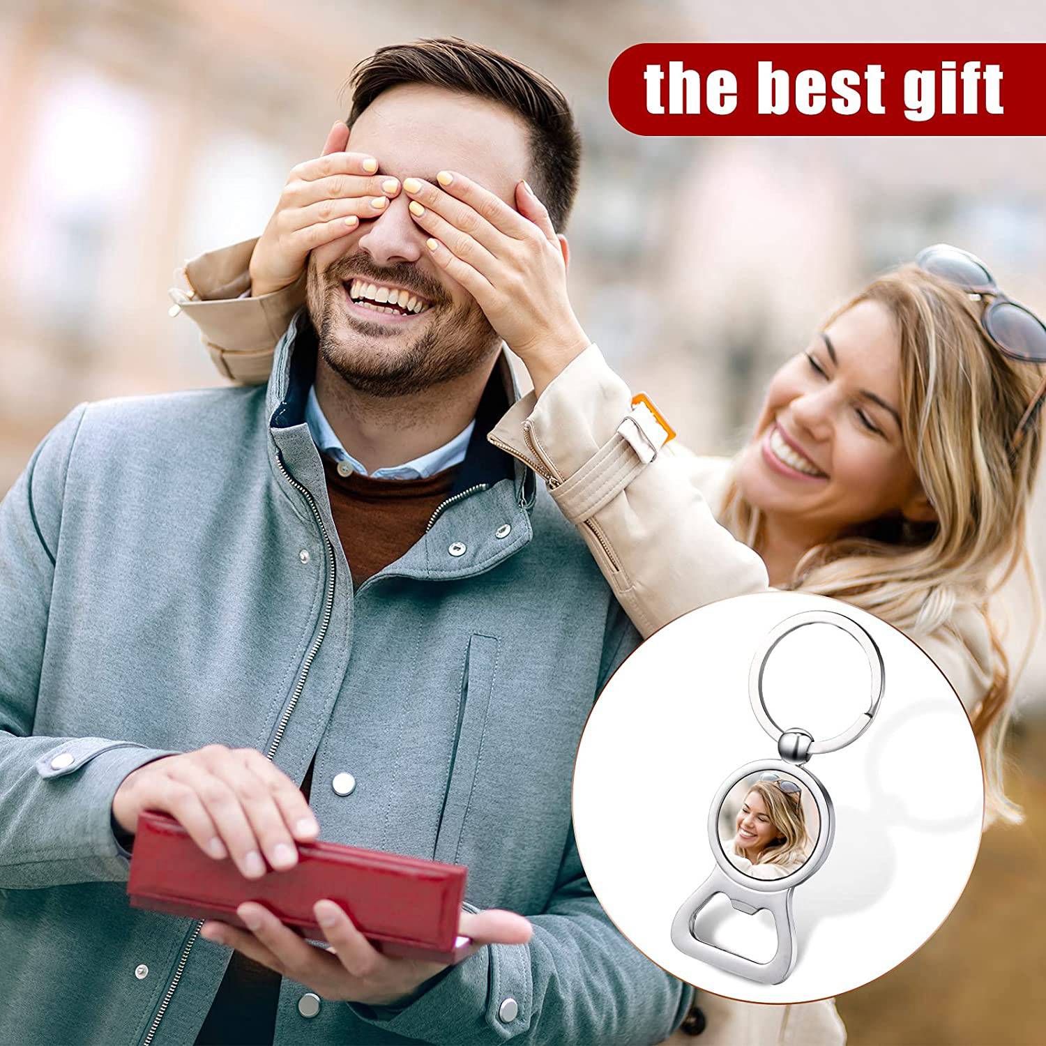 AED7-10 Stück Sublimations-Bla – Bottle Opener Keyring Bewertung und Preis