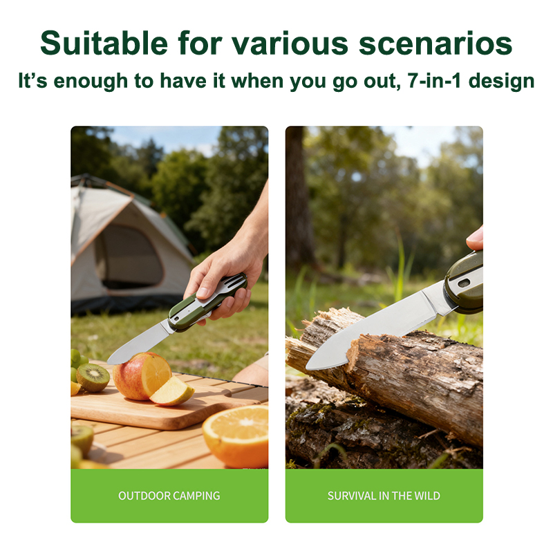 Neues 7-in-1 Camping-Besteckse – Pocket Knife Ceramic Bewertung und Preis
