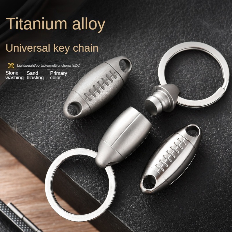 Titanium Rugby-förmiger Schlüs – Edc Carry Backpack Bewertung und Preis